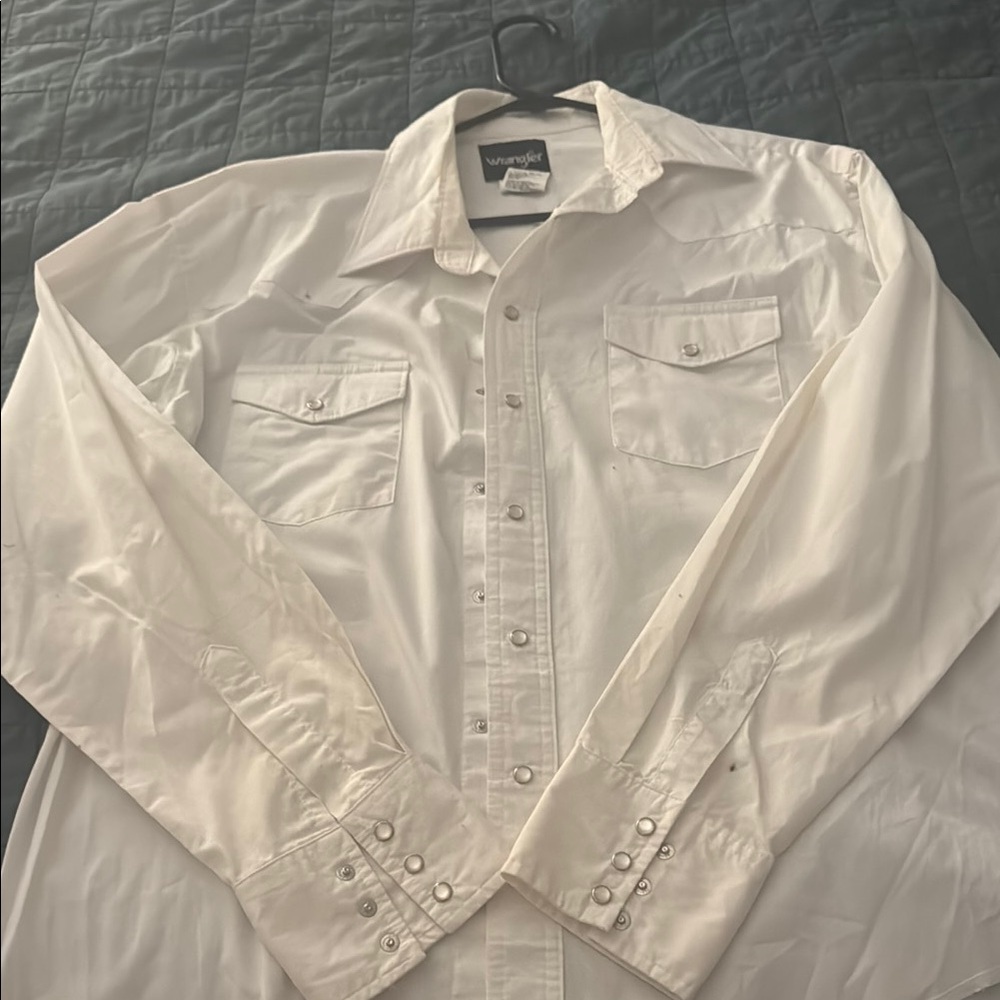 Wrangler Men's White Shirt